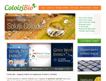Tablet Screenshot of coloizibio.ro